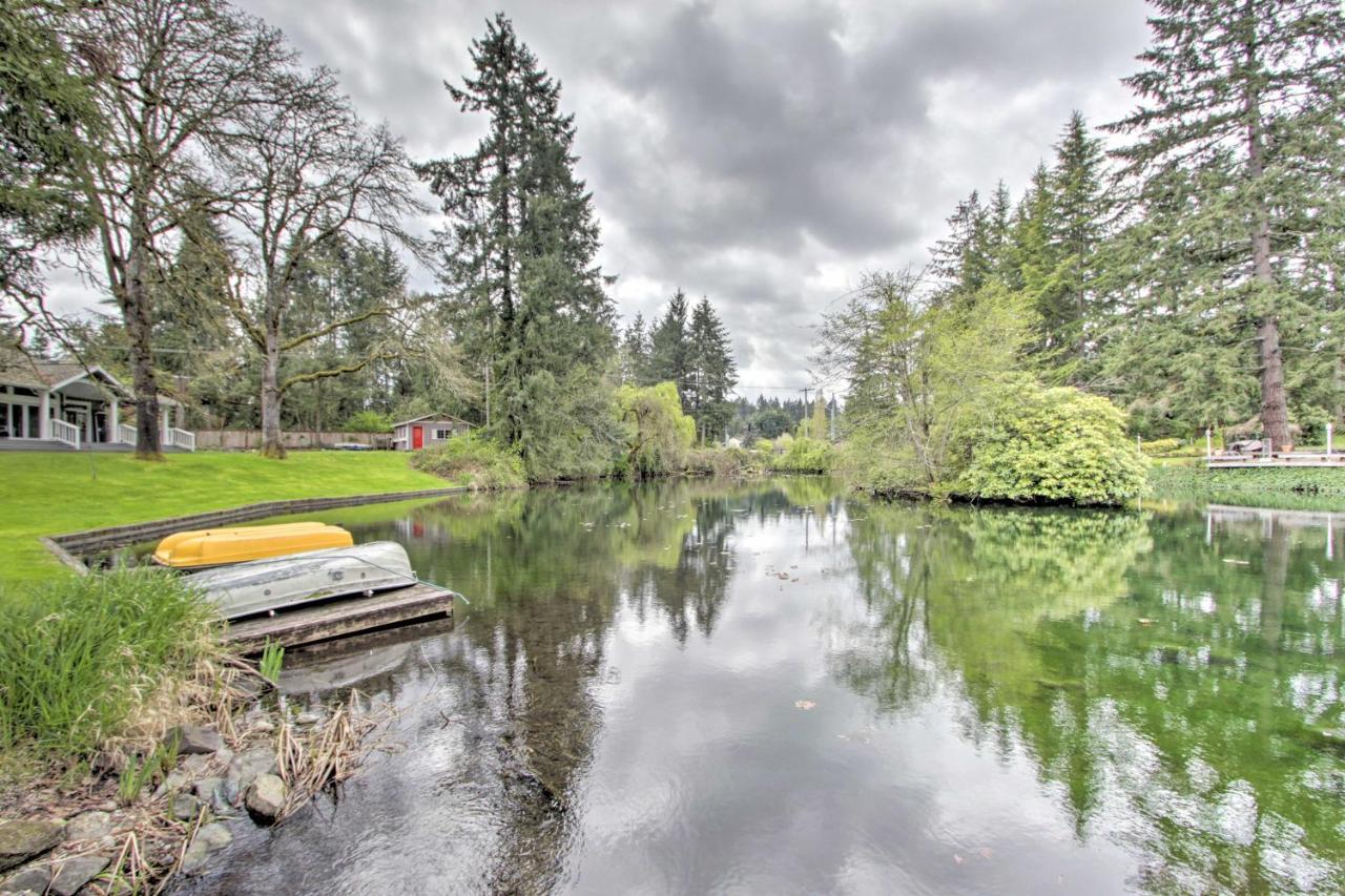 Contemporary Tacoma Cottage With Deck And Pond! Экстерьер фото